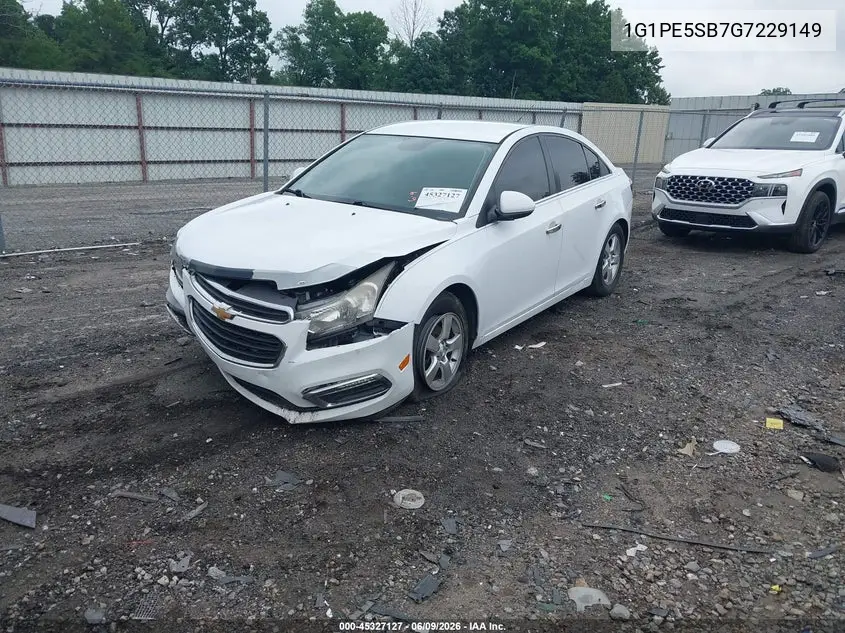 2016 Chevrolet Cruze Limited 1Lt Auto VIN: 1G1PE5SB7G7229149 Lot: 45327127