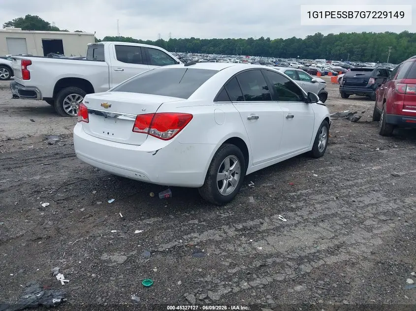 2016 Chevrolet Cruze Limited 1Lt Auto VIN: 1G1PE5SB7G7229149 Lot: 45327127