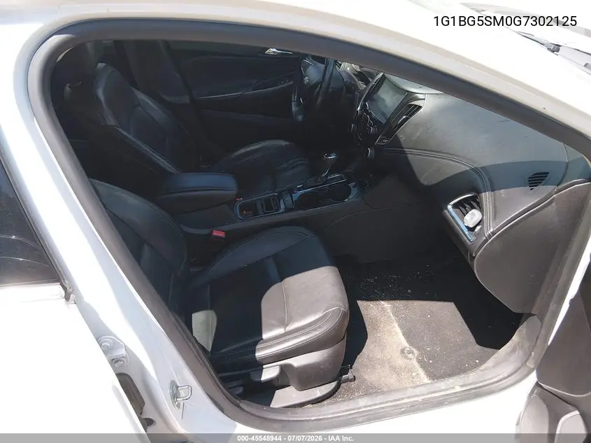 2016 Chevrolet Cruze Premier Auto VIN: 1G1BG5SM0G7302125 Lot: 45548944