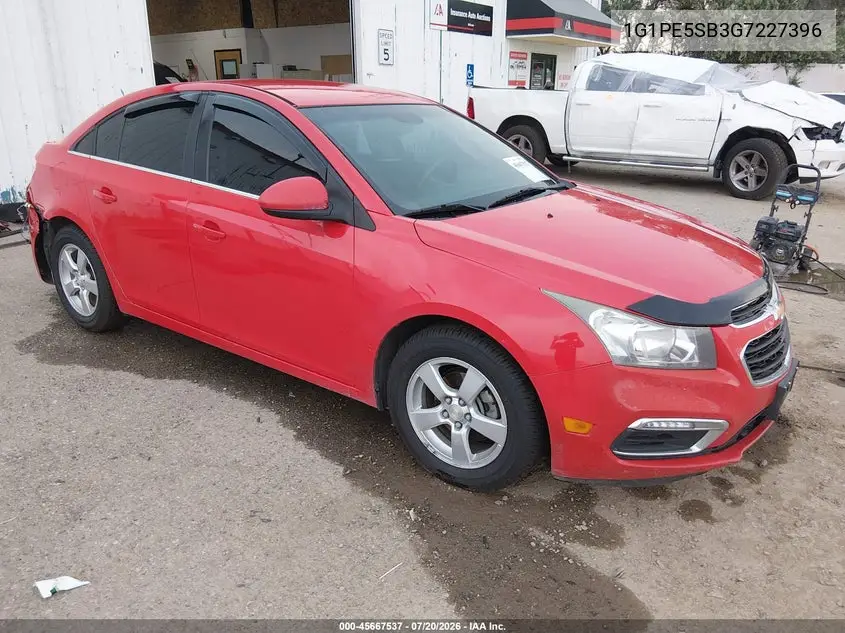 2016 Chevrolet Cruze Limited 1Lt Auto VIN: 1G1PE5SB3G7227396 Lot: 45667537