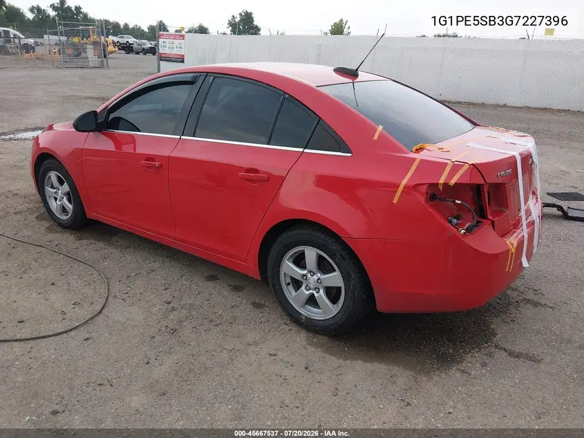 2016 Chevrolet Cruze Limited 1Lt Auto VIN: 1G1PE5SB3G7227396 Lot: 45667537