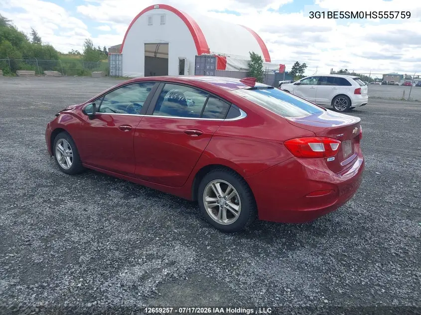 2017 Chevrolet Cruze Lt Auto VIN: 3G1BE5SM0HS555759 Lot: 12659257