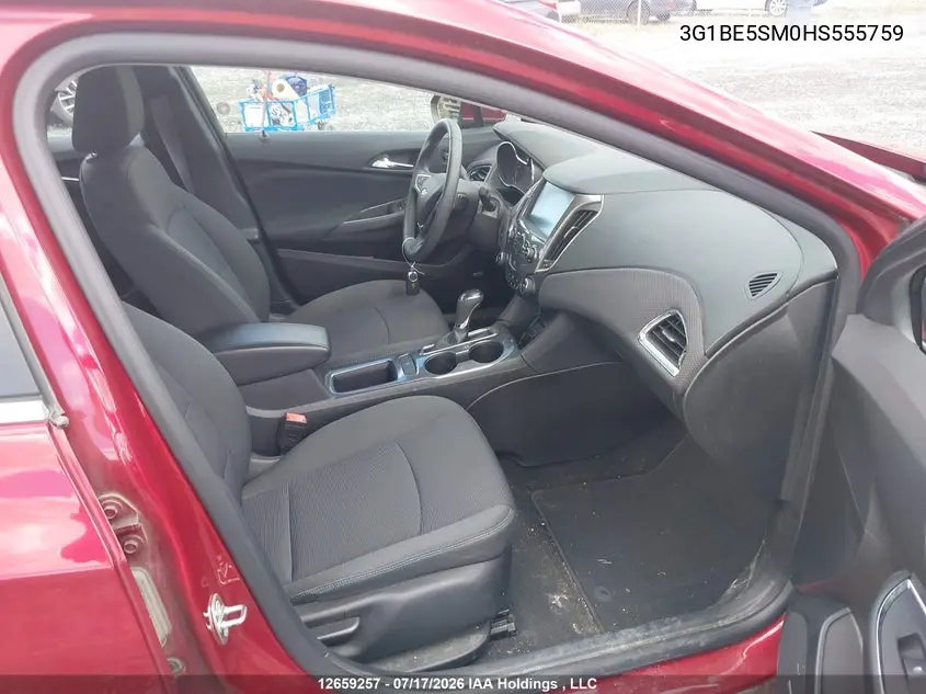 2017 Chevrolet Cruze Lt Auto VIN: 3G1BE5SM0HS555759 Lot: 12659257
