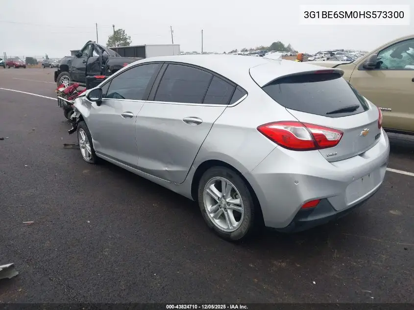 3G1BE6SM0HS573300 2017 Chevrolet Cruze Lt Auto