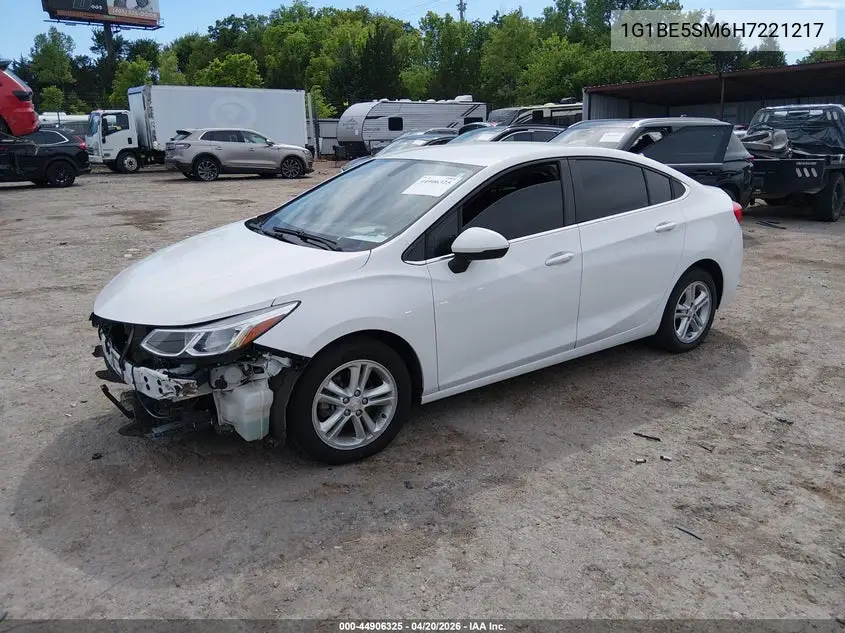 1G1BE5SM6H7221217 2017 Chevrolet Cruze Lt Auto