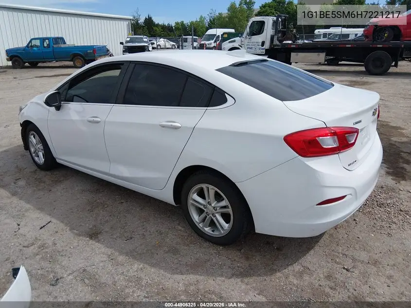 1G1BE5SM6H7221217 2017 Chevrolet Cruze Lt Auto