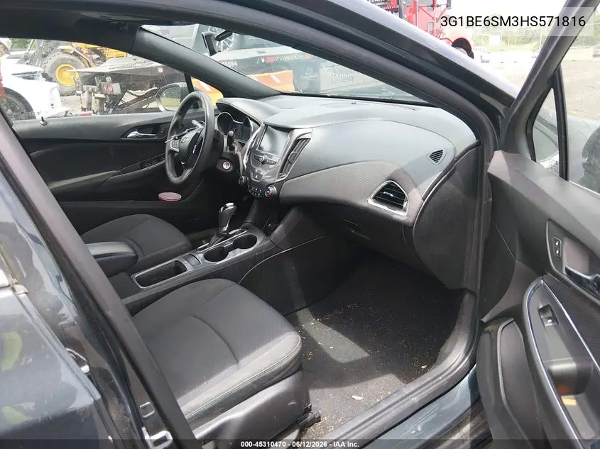 2017 Chevrolet Cruze Lt Auto VIN: 3G1BE6SM3HS571816 Lot: 45310470