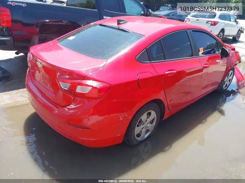 2017 Chevrolet Cruze Ls Auto VIN: 1G1BC5SM5H7237379 Lot: 45326012