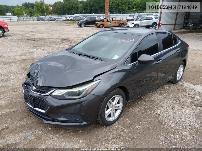 2017 Chevrolet Cruze Lt Auto VIN: 1G1BE5SM5H7194849 Lot: 45391512