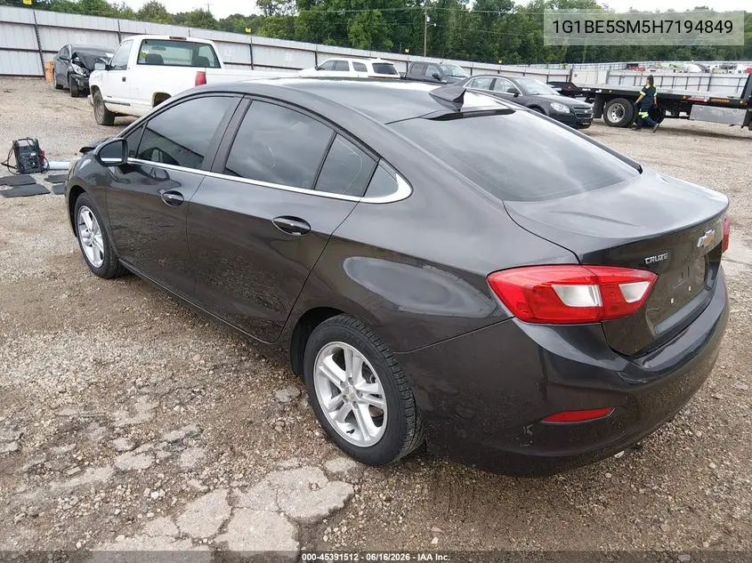 2017 Chevrolet Cruze Lt Auto VIN: 1G1BE5SM5H7194849 Lot: 45391512