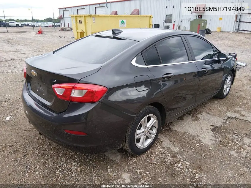 2017 Chevrolet Cruze Lt Auto VIN: 1G1BE5SM5H7194849 Lot: 45391512