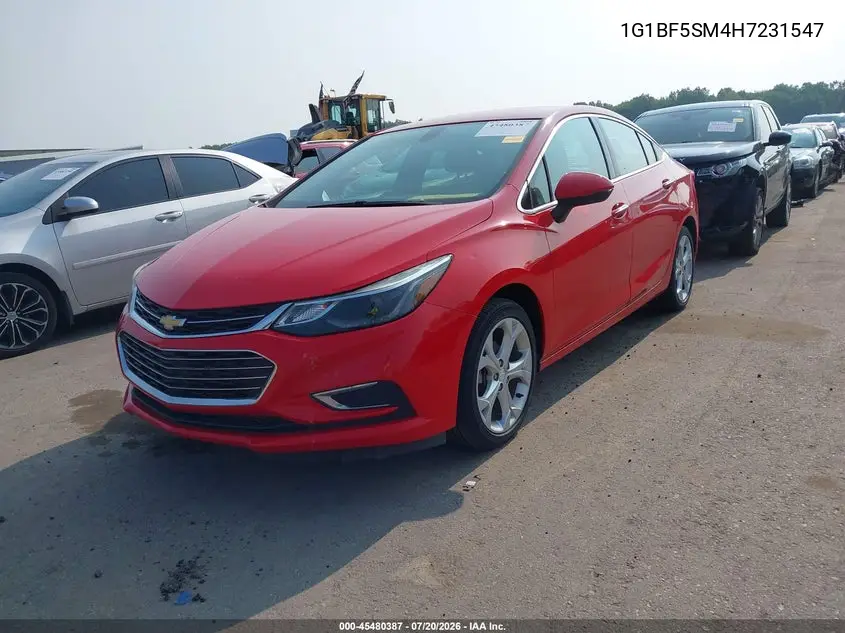 2017 Chevrolet Cruze Premier Auto VIN: 1G1BF5SM4H7231547 Lot: 45480387