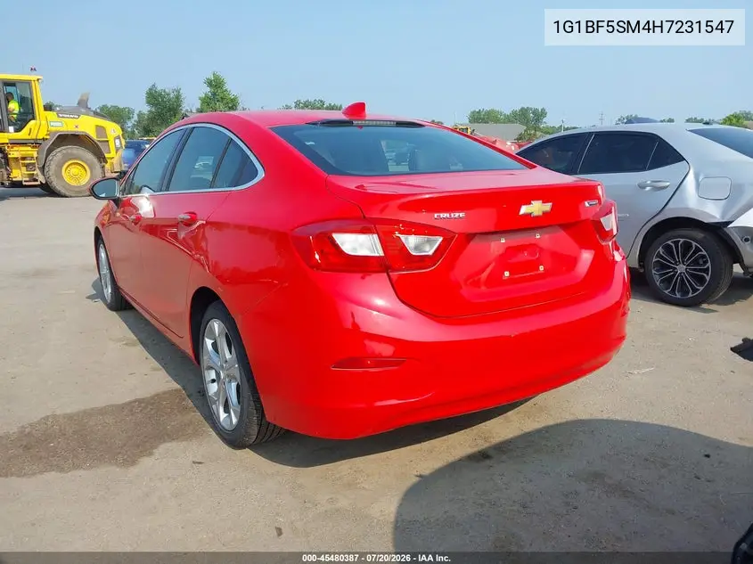 2017 Chevrolet Cruze Premier Auto VIN: 1G1BF5SM4H7231547 Lot: 45480387