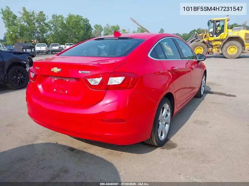 2017 Chevrolet Cruze Premier Auto VIN: 1G1BF5SM4H7231547 Lot: 45480387