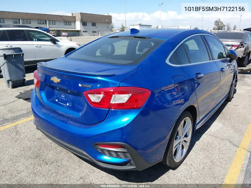 2017 Chevrolet Cruze Premier Auto VIN: 1G1BF5SM3H7122156 Lot: 45598255