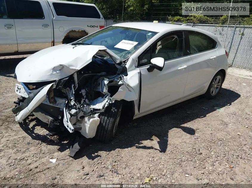2017 Chevrolet Cruze Lt Auto VIN: 3G1BE6SM3HS509378 Lot: 45600958