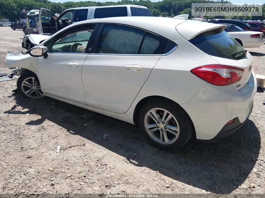 2017 Chevrolet Cruze Lt Auto VIN: 3G1BE6SM3HS509378 Lot: 45600958