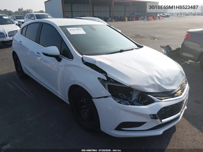 2017 Chevrolet Cruze Lt Auto VIN: 3G1BE6SM1HS523487 Lot: 45667964