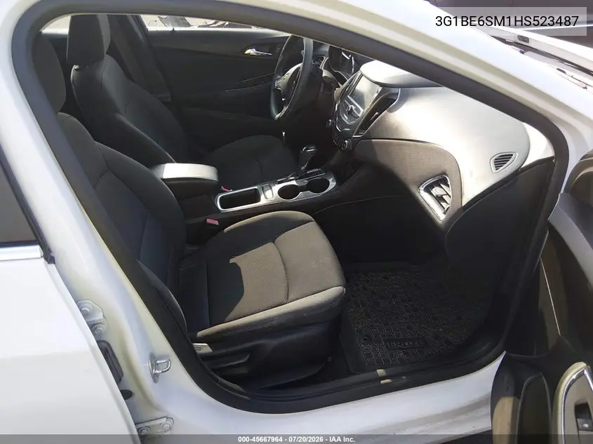 2017 Chevrolet Cruze Lt Auto VIN: 3G1BE6SM1HS523487 Lot: 45667964