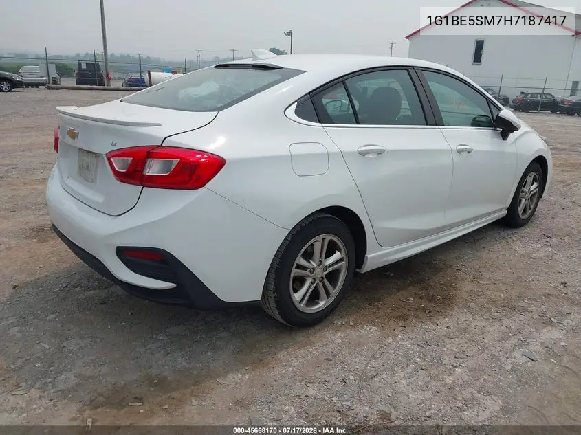 2017 Chevrolet Cruze Lt Auto VIN: 1G1BE5SM7H7187417 Lot: 45668170