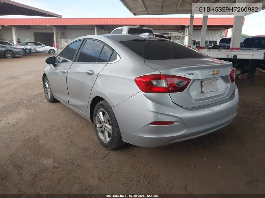 2017 Chevrolet Cruze Lt Auto VIN: 1G1BH5SE9H7260982 Lot: 45674676
