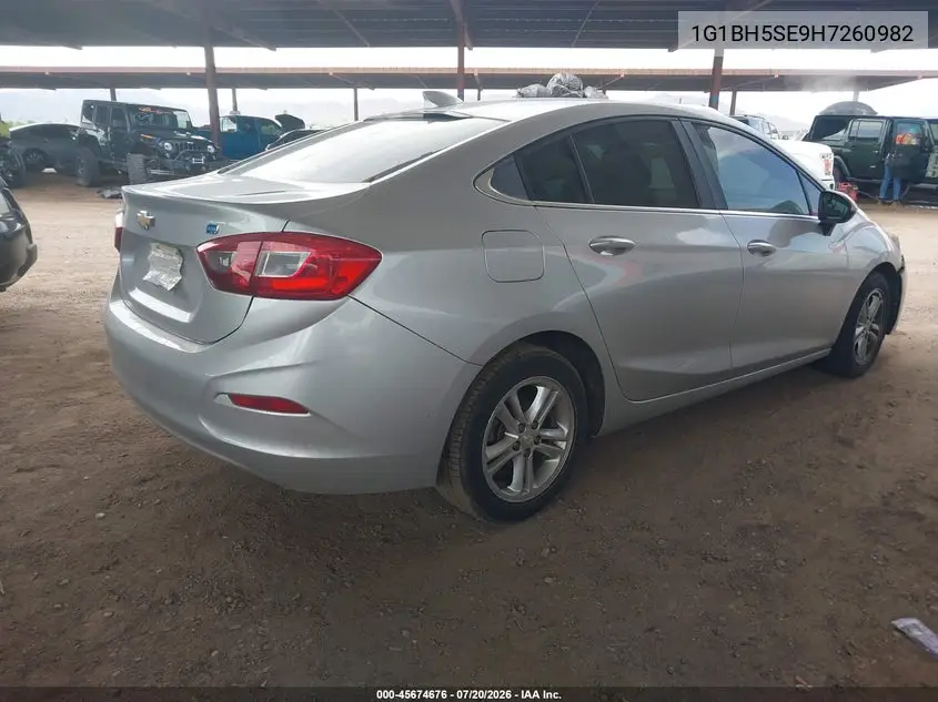 2017 Chevrolet Cruze Lt Auto VIN: 1G1BH5SE9H7260982 Lot: 45674676
