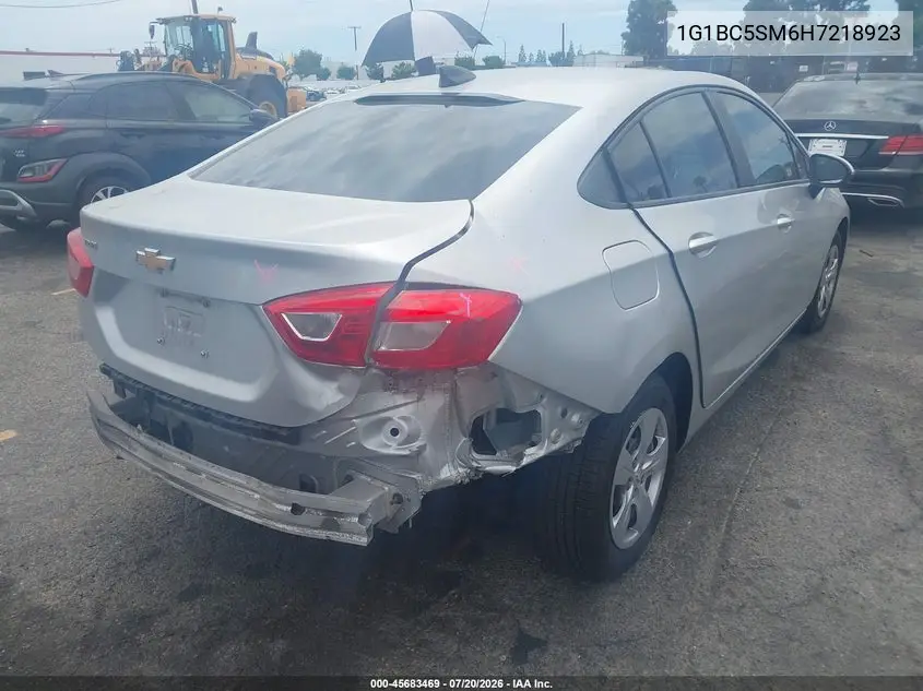 2017 Chevrolet Cruze Ls Auto VIN: 1G1BC5SM6H7218923 Lot: 45683469