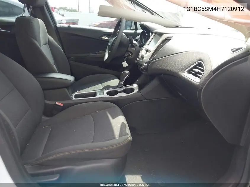 2017 Chevrolet Cruze Ls Auto VIN: 1G1BC5SM4H7120912 Lot: 45690844