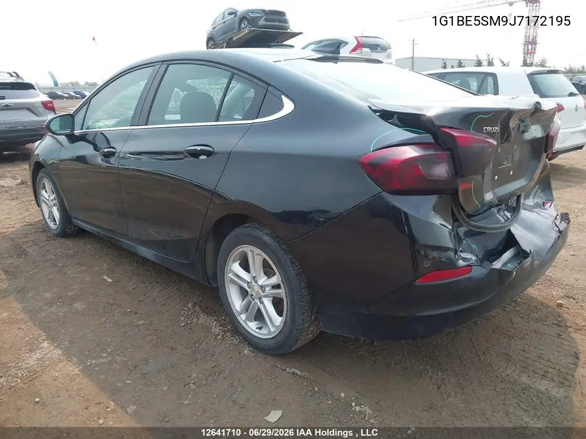 2018 Chevrolet Cruze Lt Auto VIN: 1G1BE5SM9J7172195 Lot: 12641710