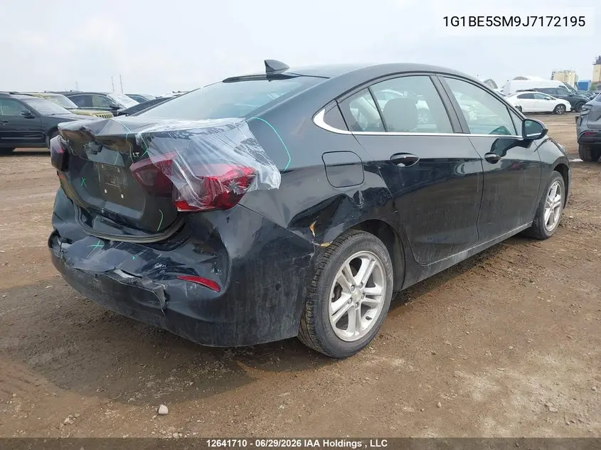 2018 Chevrolet Cruze Lt Auto VIN: 1G1BE5SM9J7172195 Lot: 12641710