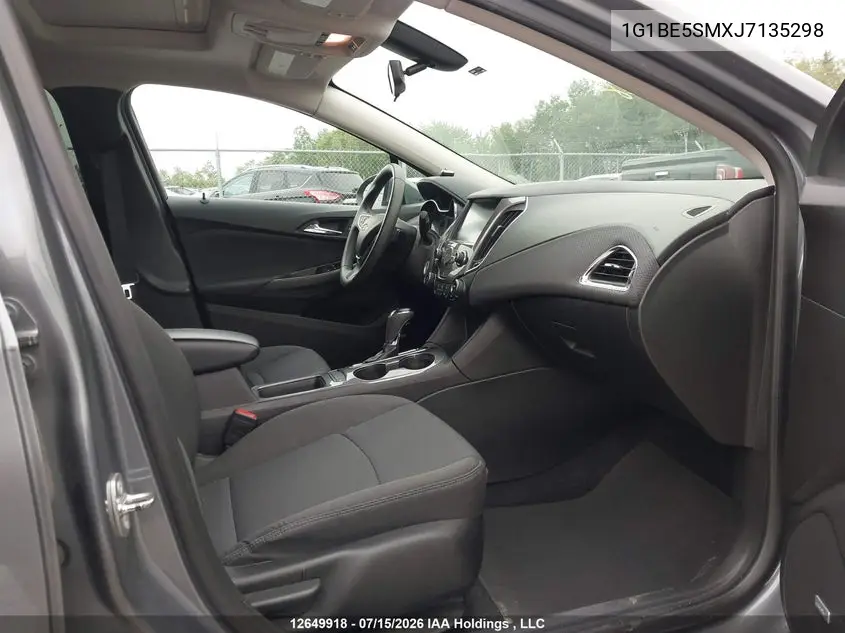 2018 Chevrolet Cruze Lt VIN: 1G1BE5SMXJ7135298 Lot: 12649918