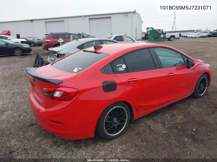 1G1BC5SM5J7231071 2018 Chevrolet Cruze Ls Auto
