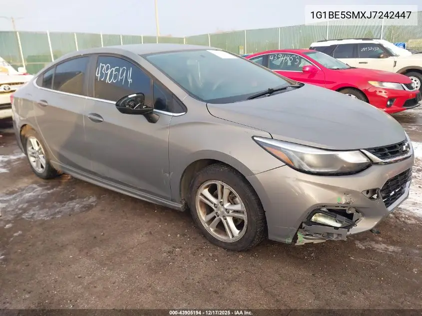 1G1BE5SMXJ7242447 2018 Chevrolet Cruze Lt Auto