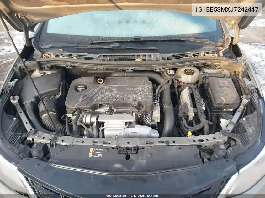 1G1BE5SMXJ7242447 2018 Chevrolet Cruze Lt Auto