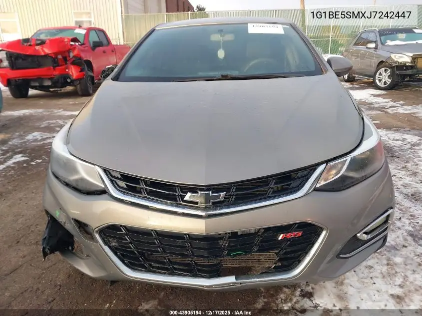 1G1BE5SMXJ7242447 2018 Chevrolet Cruze Lt Auto