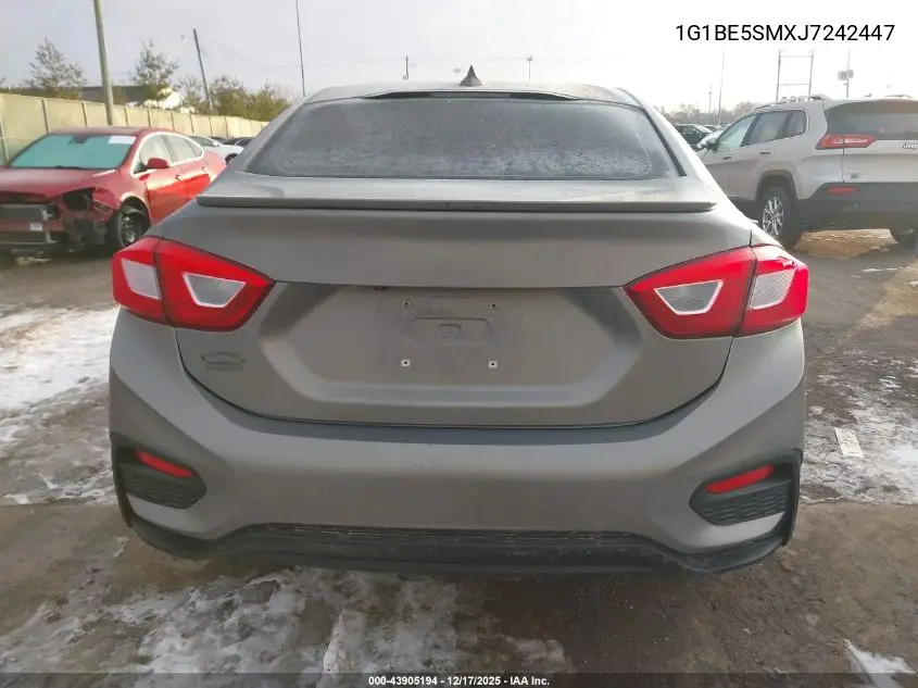 1G1BE5SMXJ7242447 2018 Chevrolet Cruze Lt Auto