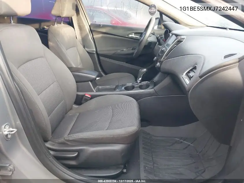1G1BE5SMXJ7242447 2018 Chevrolet Cruze Lt Auto