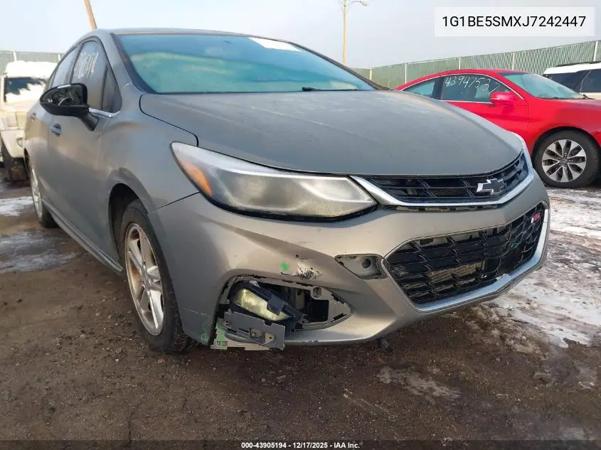 1G1BE5SMXJ7242447 2018 Chevrolet Cruze Lt Auto