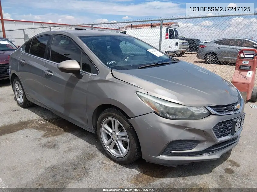 2018 Chevrolet Cruze Lt Auto VIN: 1G1BE5SM2J7247125 Lot: 45626815