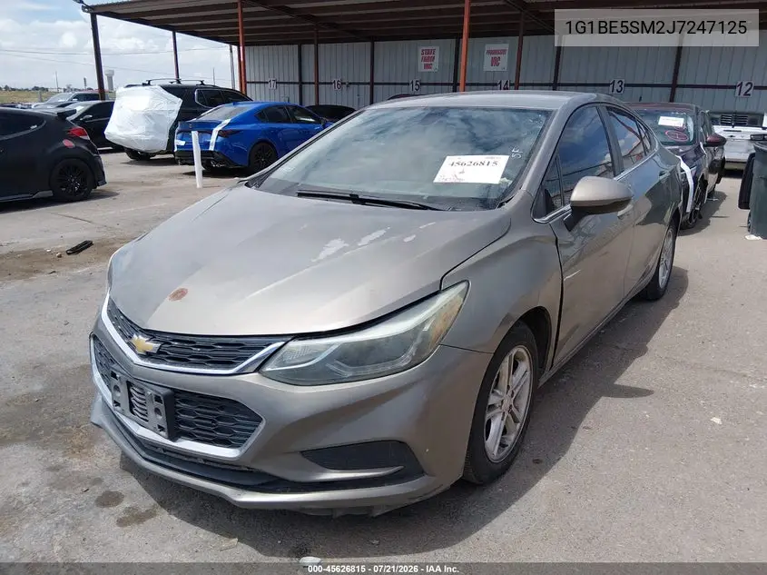 2018 Chevrolet Cruze Lt Auto VIN: 1G1BE5SM2J7247125 Lot: 45626815