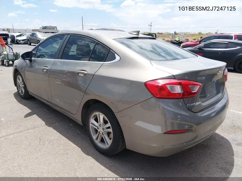 2018 Chevrolet Cruze Lt Auto VIN: 1G1BE5SM2J7247125 Lot: 45626815