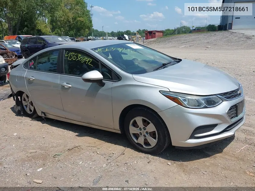 2018 Chevrolet Cruze Ls Auto VIN: 1G1BC5SM5J7218661 Lot: 45630842