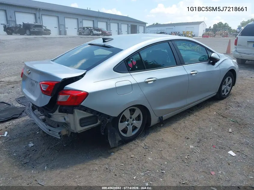 2018 Chevrolet Cruze Ls Auto VIN: 1G1BC5SM5J7218661 Lot: 45630842
