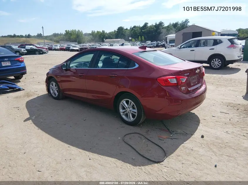2018 Chevrolet Cruze Lt Auto VIN: 1G1BE5SM7J7201998 Lot: 45652180