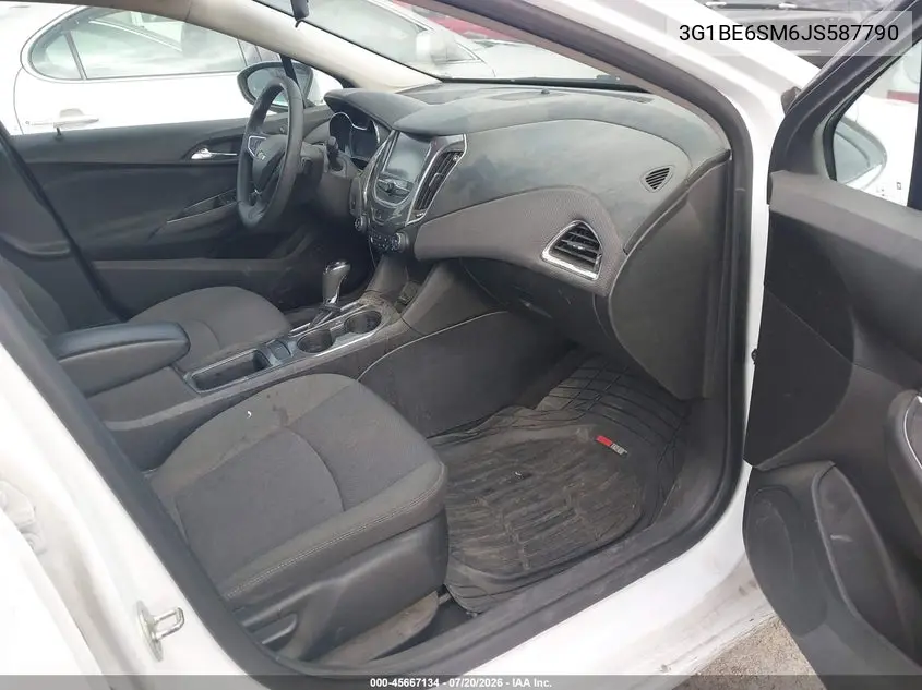 2018 Chevrolet Cruze Lt Auto VIN: 3G1BE6SM6JS587790 Lot: 45667134