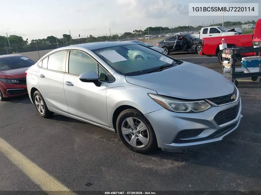 2018 Chevrolet Cruze Ls Auto VIN: 1G1BC5SM8J7220114 Lot: 45671467
