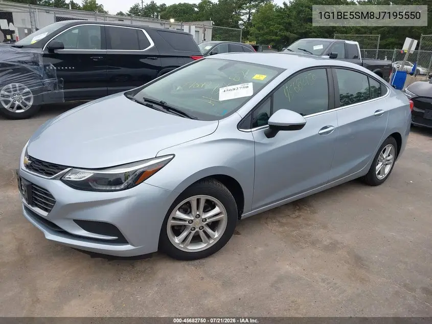 2018 Chevrolet Cruze Lt Auto VIN: 1G1BE5SM8J7195550 Lot: 45682750