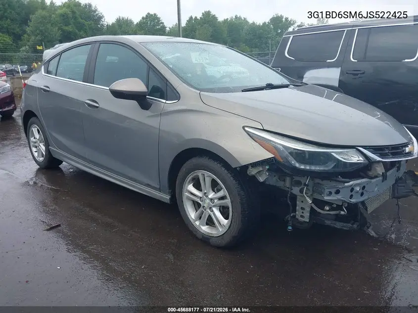 2018 Chevrolet Cruze Lt Manual VIN: 3G1BD6SM6JS522425 Lot: 45688177
