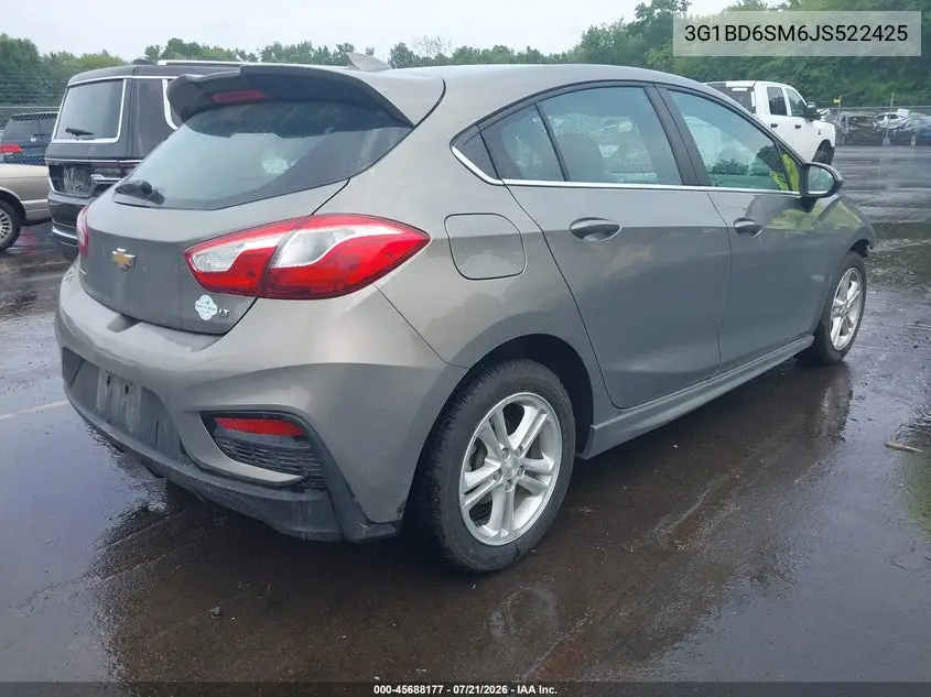 2018 Chevrolet Cruze Lt Manual VIN: 3G1BD6SM6JS522425 Lot: 45688177