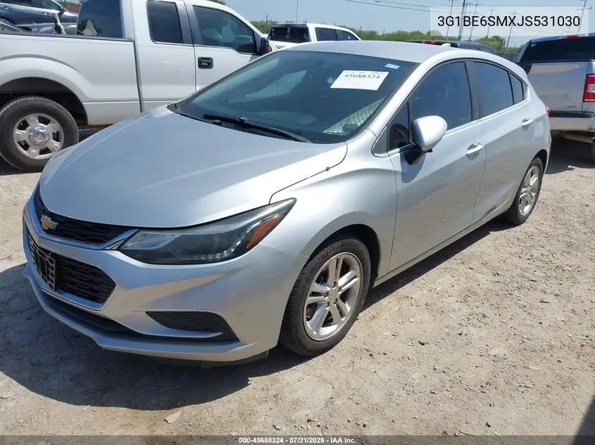 2018 Chevrolet Cruze Lt Auto VIN: 3G1BE6SMXJS531030 Lot: 45688324